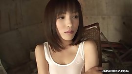 Asian sucking that dude's erect pecker so well