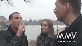 Czech natural teen Morgan Moon