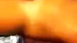 Blonde teen rubs pussy on her bed