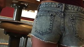 Candid Tiny Teen Summer Shorts