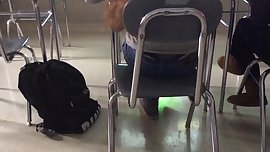 Not teen in class thong slip last part