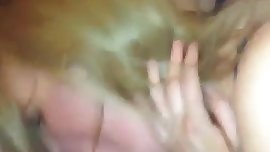 Milf and and teen blowjob