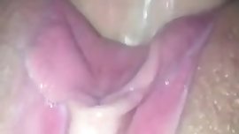 Slow fucking this perfect wet pussy with his big white cock