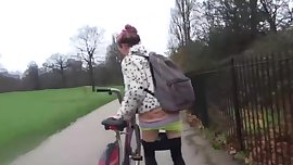 TOUR OF LONDON teen upskirt flashing