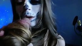 Sexy Teen Hairjob and Blowjob, Long Hair, Hair