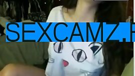 College Teen Alone Explores Her Body On Cam on sexcamz.pw