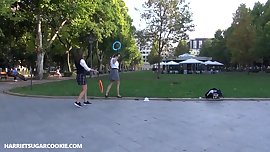 Lesbian schoolgirls massaging each other