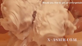 Big tits teen MILF sexy masturbation foam bath (ASMRotica) ASMR