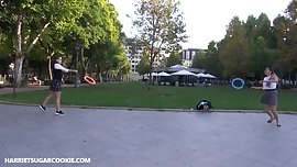 Interracial lesbian teens massaging