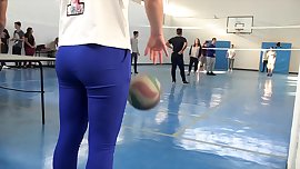 Ludovica and her big ass in the gym