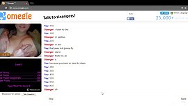 Omegle amateur plays with big boobs